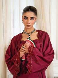 Epoque | Elysia Luxury Pret | Ruby - Designer Dress - Type : Ladies Clothes - Available at Libayah - 100% Original