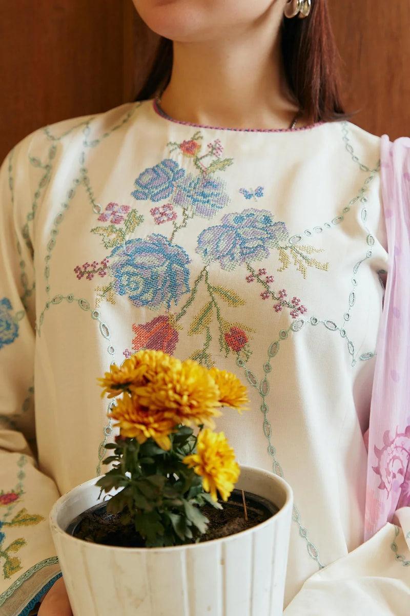 Zara Shahjahan | Coco Lawn 24 | RUHI-10A by Zara Shahjahan - Designer Dress - Type: Ladies Clothes - Available at Libayah - 100% Original