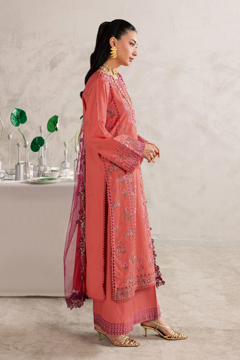 Batik | Festive Eid 26 | Rust Nazneen - by Libayah - Registered Vendor of : Batik - 100% Original Designer Dress