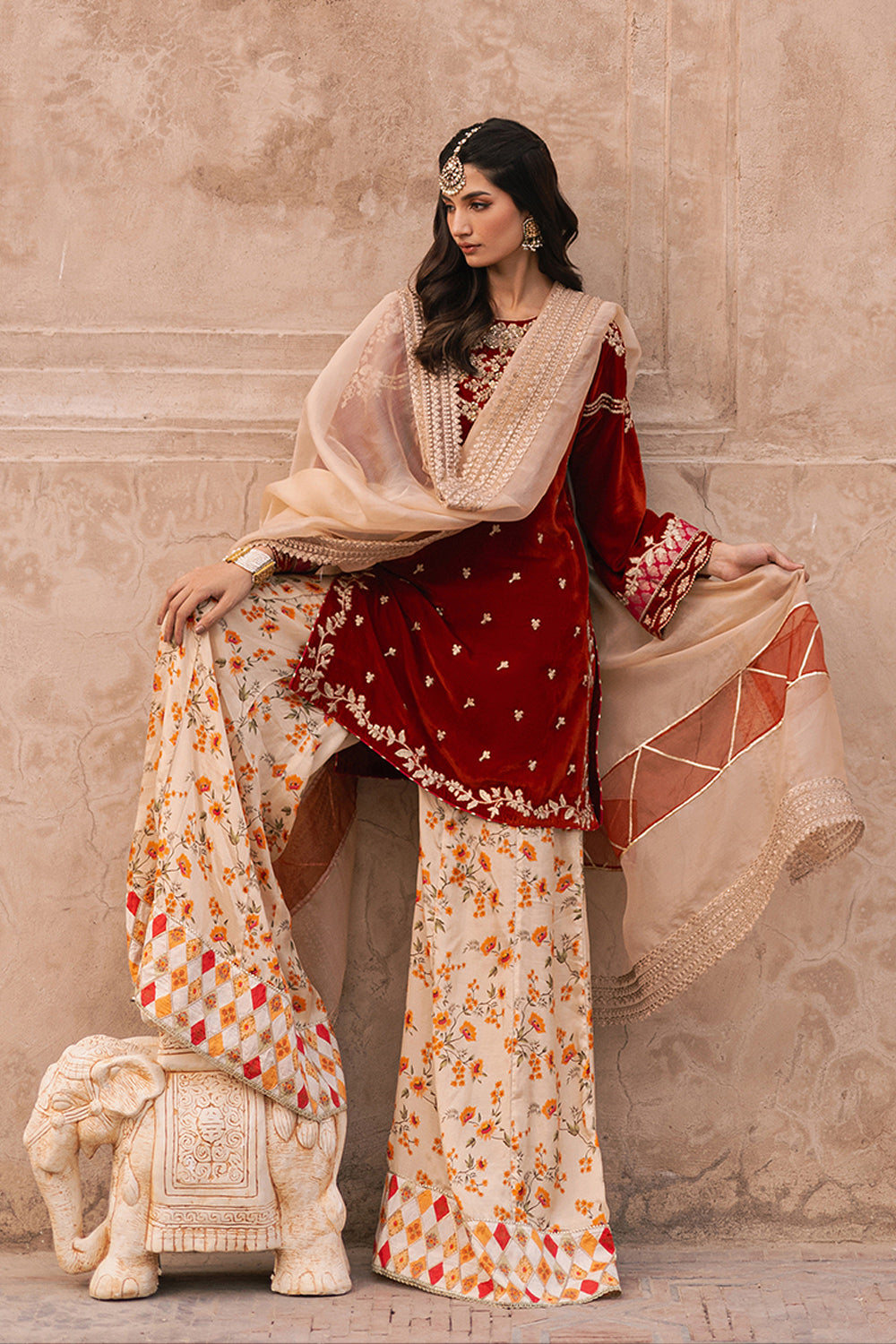 Azure | Vogue Formals | Rustic Amber by Azure - Designer Dress - Type: Ladies Clothes - Available at Libayah - 100% Original