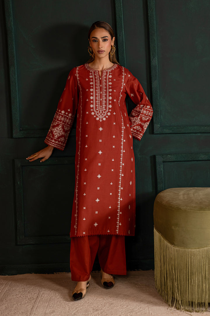 Batik | Winter 25 | Rusty Dusty by Batik - Designer Dress - Type : Ladies Clothes - Available at Libayah - 100% Original 