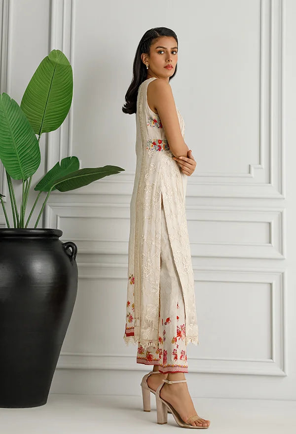 Afrozeh | Basic Pret 26 RTW | NACRE by Afrozeh - Designer Dress  - Type : Ladies Clothes - Available at Libayah - 100% Original 