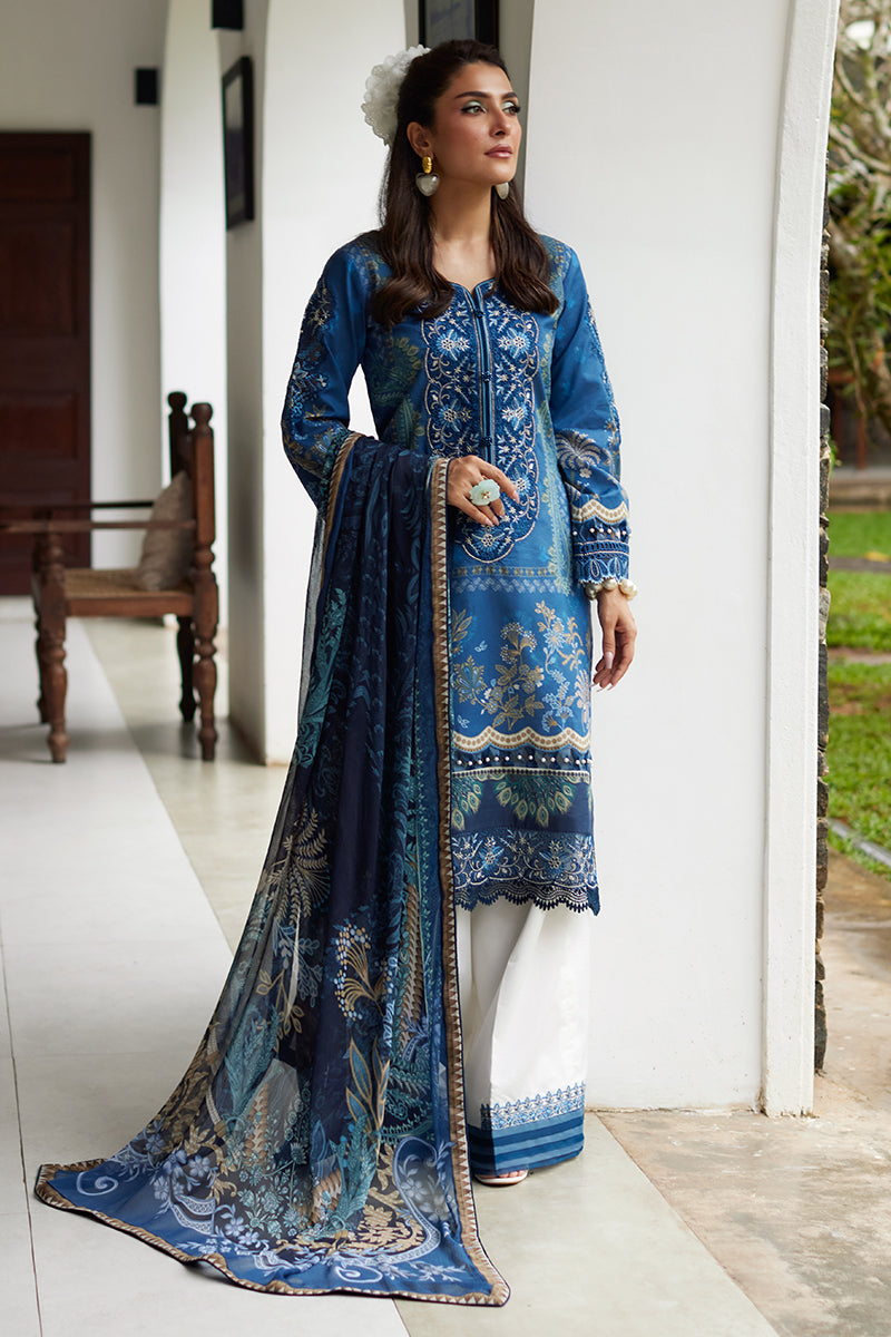 Gulaal | Saffira Lawn 25 | Aadhya by Gulaal - Designer Dress - Type: Ladies Clothes - Available at Libayah - 100% Original