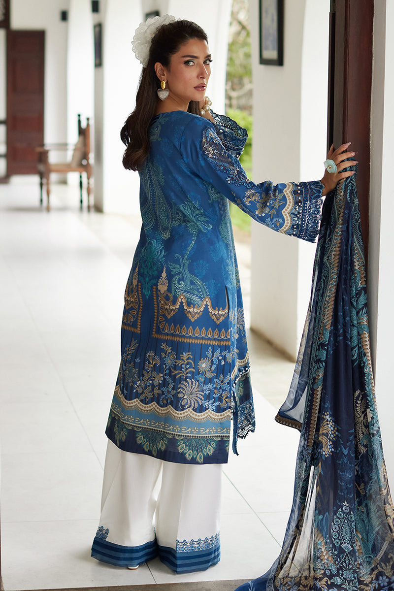 Gulaal | Saffira Lawn 25 | Aadhya by Gulaal - Designer Dress - Type: Ladies Clothes - Available at Libayah - 100% Original