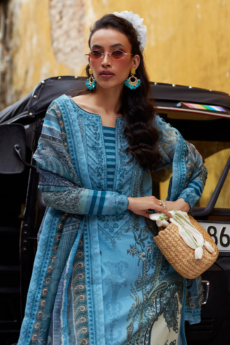 Gulaal | Saffira Lawn 25 | Inayah by Gulaal - Designer Dress - Type: Ladies Clothes - Available at Libayah - 100% Original
