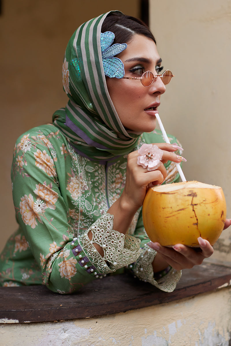 Gulaal | Saffira Lawn 25 | Nora by Gulaal - Designer Dress - Type: Ladies Clothes - Available at Libayah - 100% Original