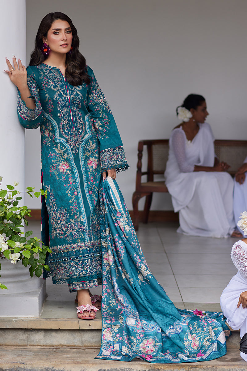 Gulaal | Saffira Lawn 25 | Camila by Gulaal - Designer Dress - Type: Ladies Clothes - Available at Libayah - 100% Original