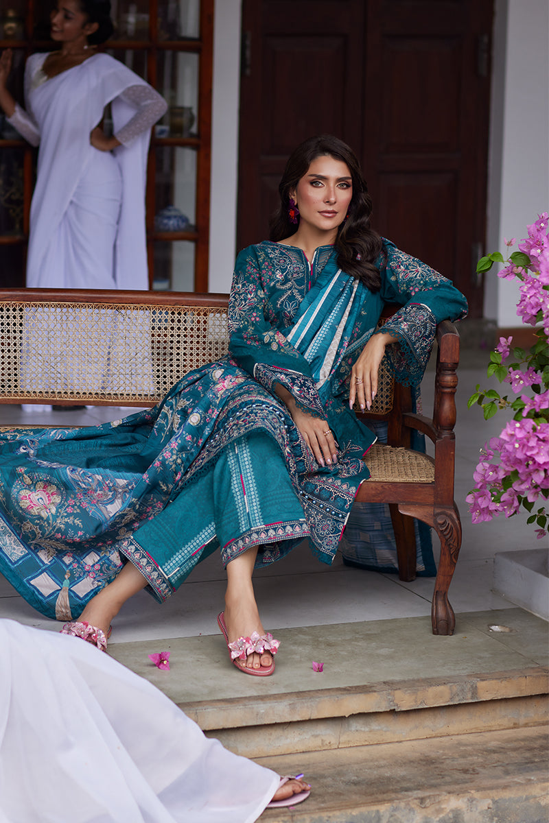Gulaal | Saffira Lawn 25 | Camila by Gulaal - Designer Dress - Type: Ladies Clothes - Available at Libayah - 100% Original