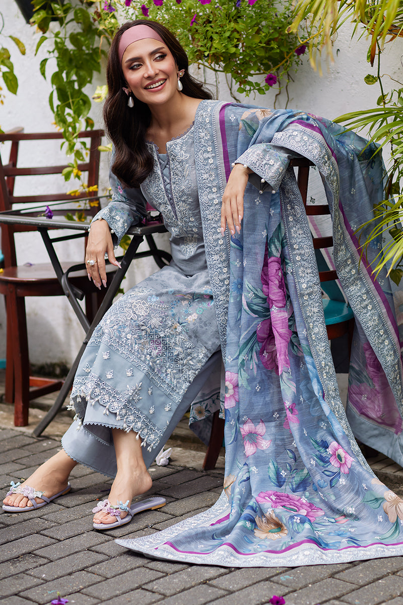 Gulaal | Saffira Lawn 25 | Carla by Gulaal - Designer Dress - Type: Ladies Clothes - Available at Libayah - 100% Original