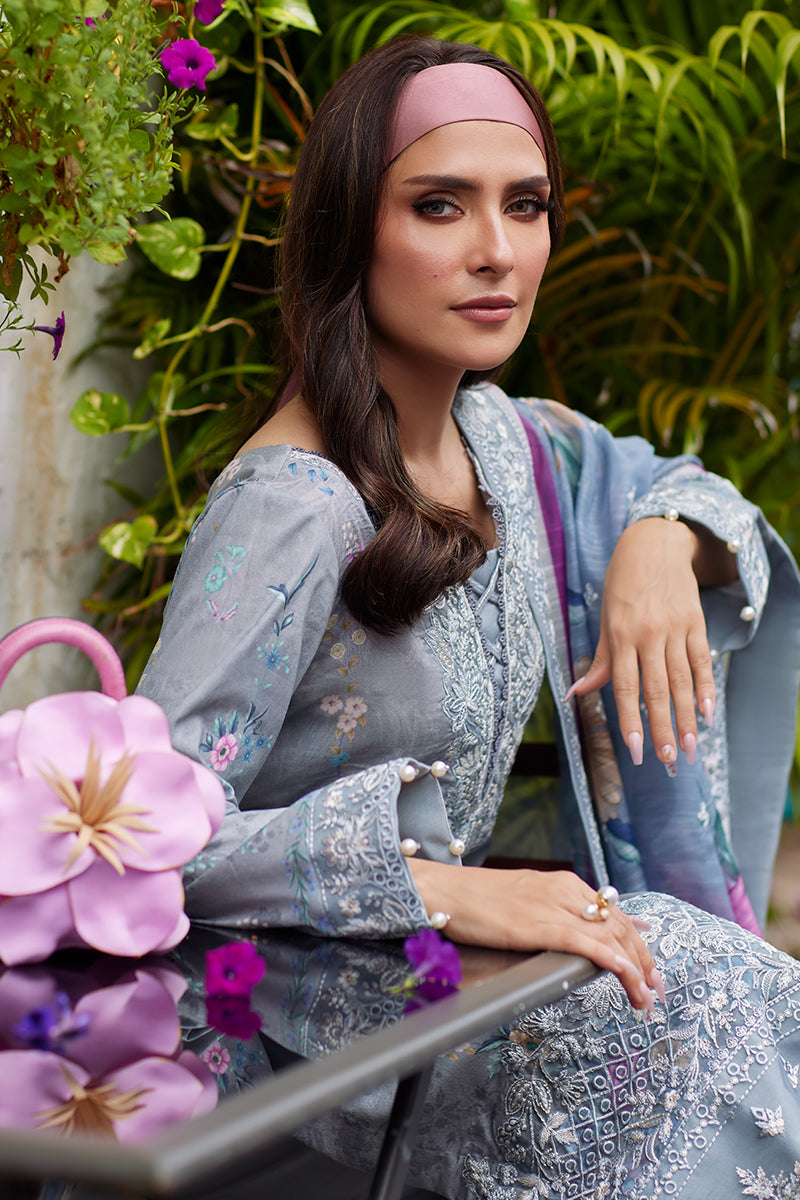 Gulaal | Saffira Lawn 25 | Carla by Gulaal - Designer Dress - Type: Ladies Clothes - Available at Libayah - 100% Original