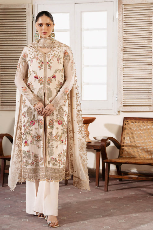Imrozia Premium | Muse Luxury Chiffon 24 | S-1081 Perle by Imrozia Premium - Designer Dress - Type: Ladies Clothes - Available at Libayah - 100% Original