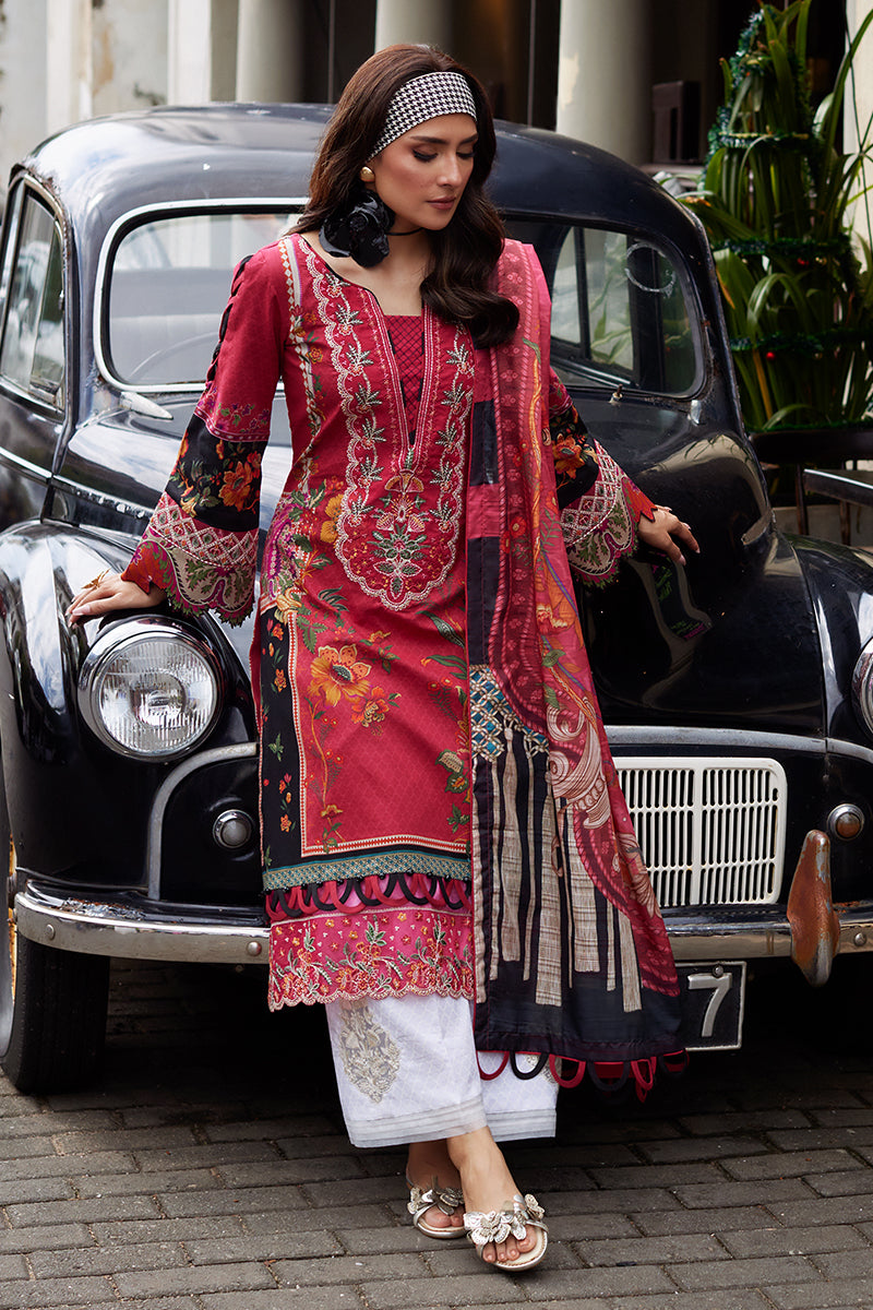 Gulaal | Saffira Lawn 25 | Amelia by Gulaal - Designer Dress - Type: Ladies Clothes - Available at Libayah - 100% Original