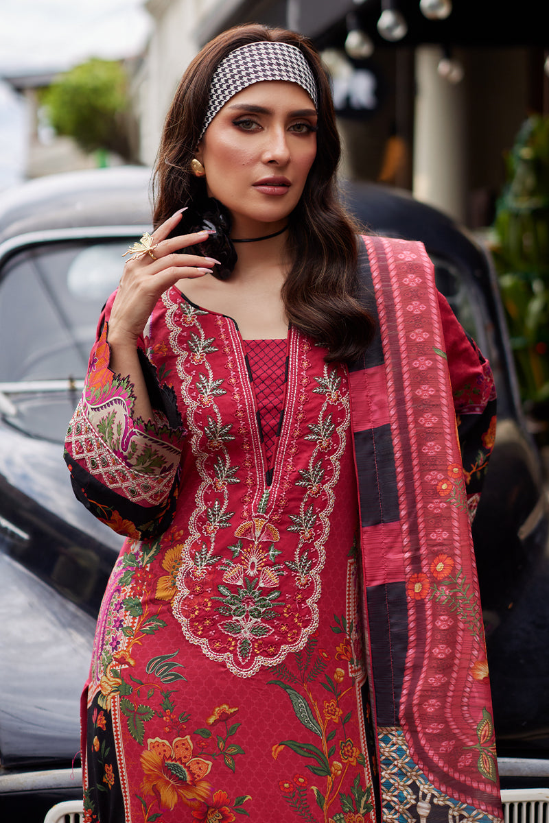 Gulaal | Saffira Lawn 25 | Amelia by Gulaal - Designer Dress - Type: Ladies Clothes - Available at Libayah - 100% Original
