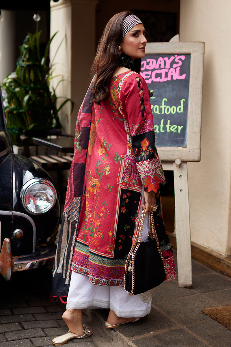 Gulaal | Saffira Lawn 25 | Amelia by Gulaal - Designer Dress - Type: Ladies Clothes - Available at Libayah - 100% Original