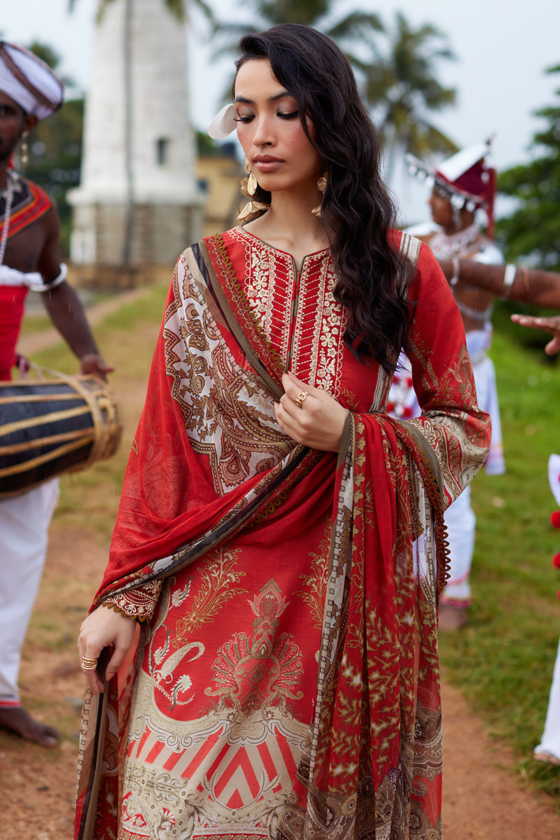 Gulaal | Saffira Lawn 25 | Zhuri by Gulaal - Designer Dress - Type: Ladies Clothes - Available at Libayah - 100% Original