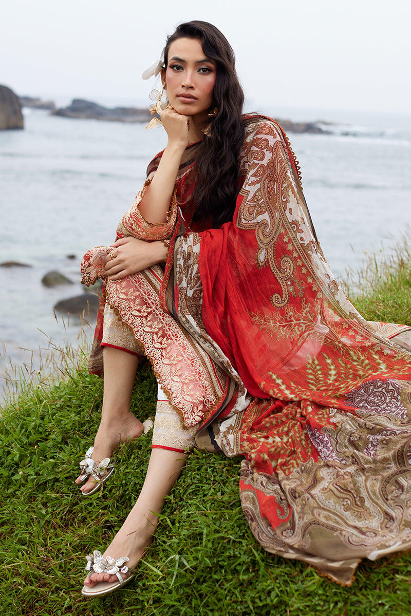 Gulaal | Saffira Lawn 25 | Zhuri by Gulaal - Designer Dress - Type: Ladies Clothes - Available at Libayah - 100% Original