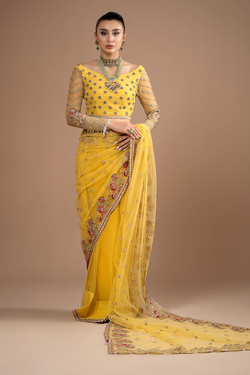 Imrozia Premium | Lumiere Luxury Sarees | 02 Lustrous Gold by Imrozia Premium - Designer Dress - Type: Ladies Clothes - Available at Libayah - 100% Original