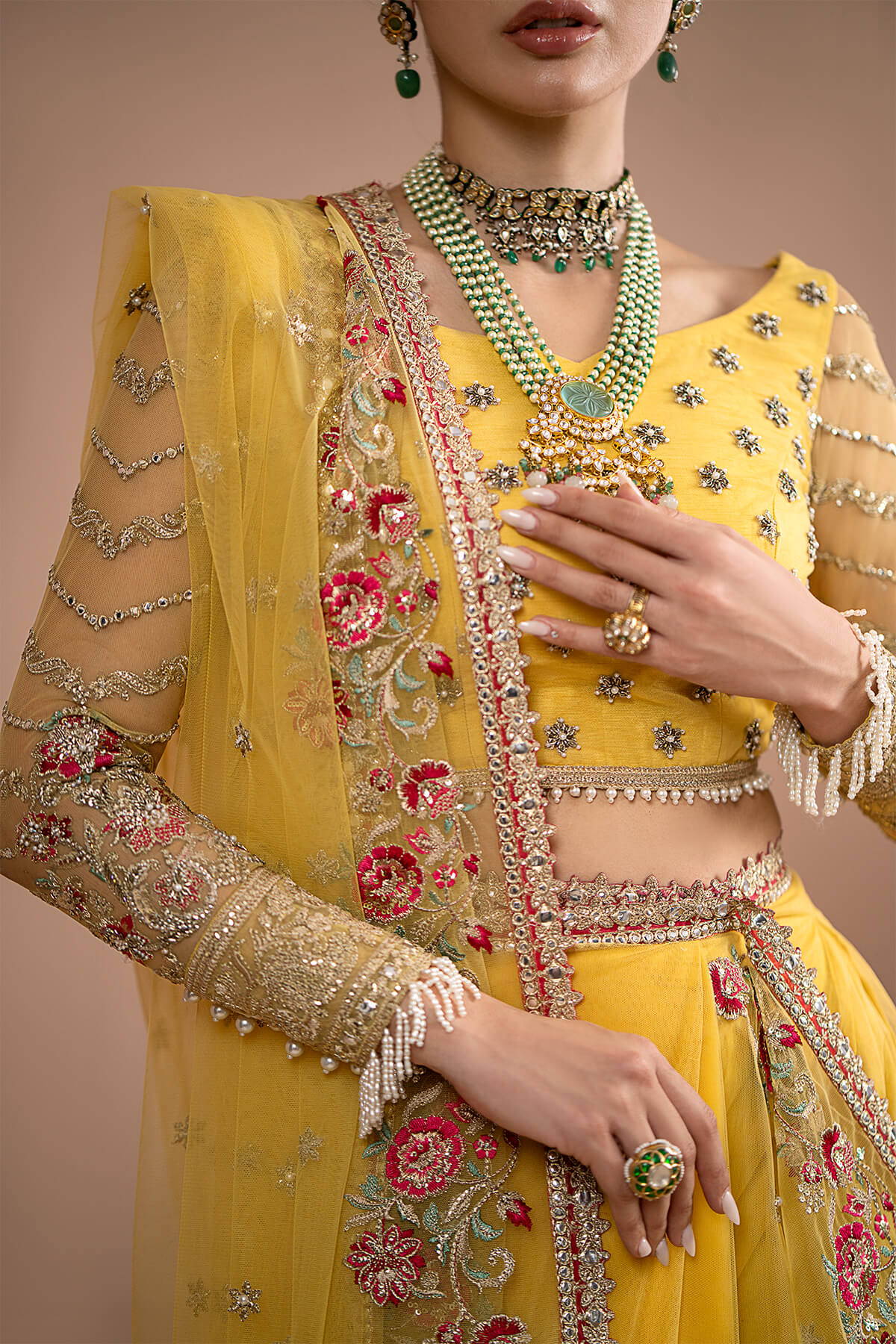 Imrozia Premium | Lumiere Luxury Sarees | 02 Lustrous Gold by Imrozia Premium - Designer Dress - Type: Ladies Clothes - Available at Libayah - 100% Original