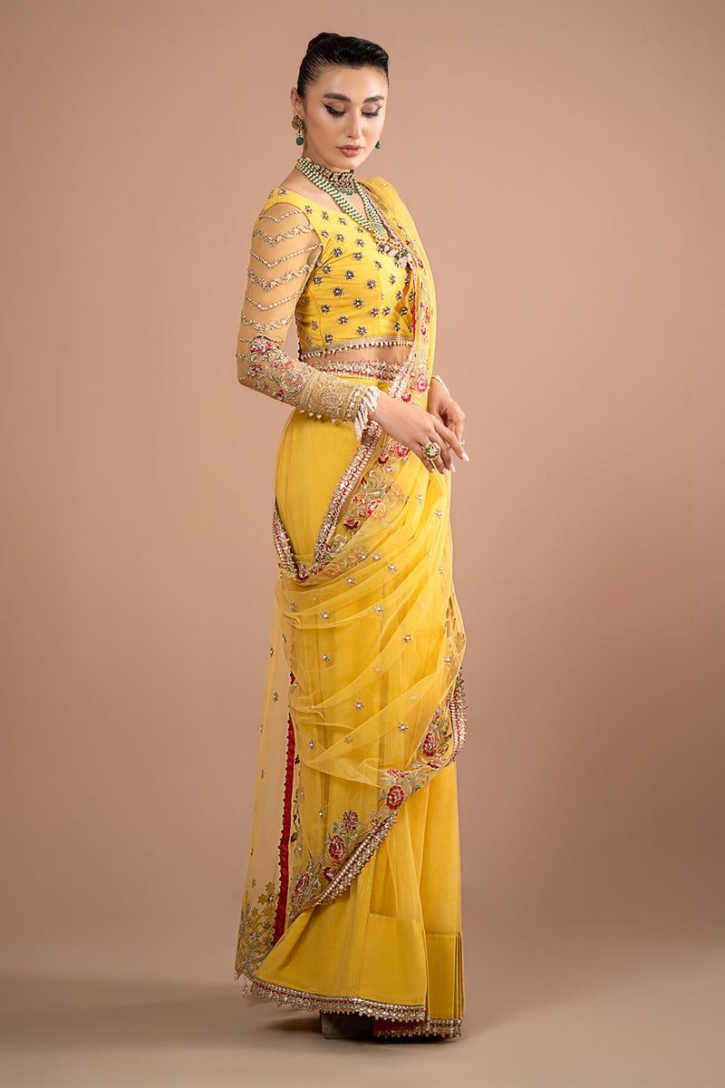 Imrozia Premium | Lumiere Luxury Sarees | 02 Lustrous Gold by Imrozia Premium - Designer Dress - Type: Ladies Clothes - Available at Libayah - 100% Original