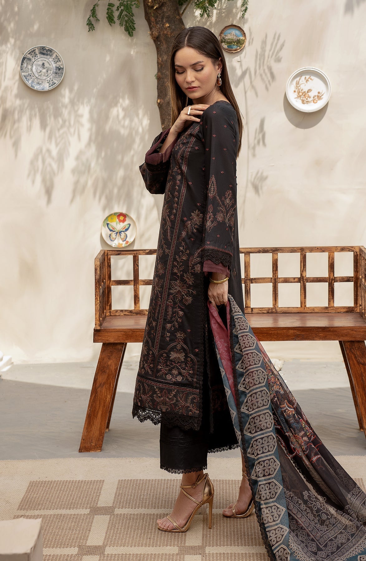 Zarif | Festive Lawn | ZFL 03 JEMIMA by Zarif - Designer Dress - Type: Ladies Clothes - Available at Libayah - 100% Original