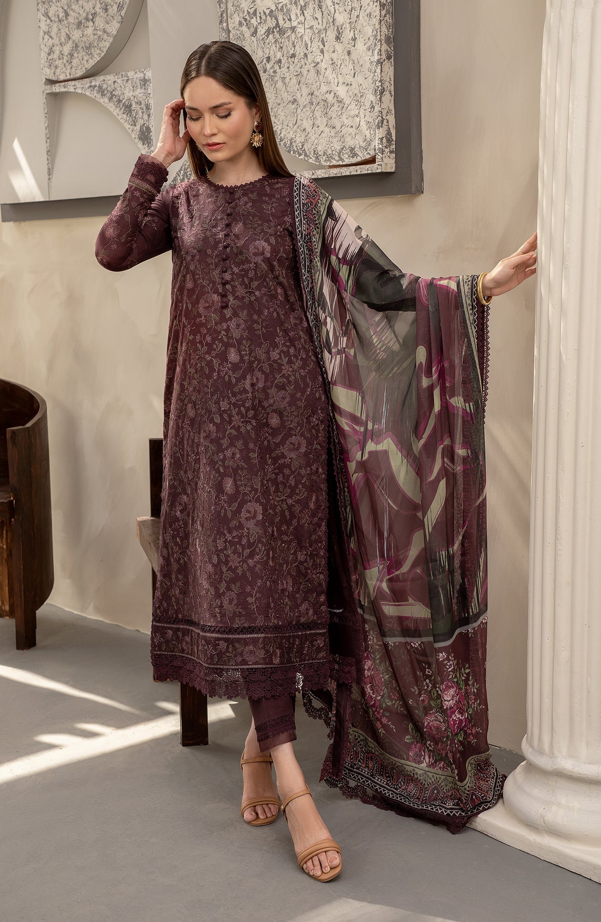 Zarif | Festive Lawn | ZFL 05 MIRAAL by Zarif - Designer Dress - Type: Ladies Clothes - Available at Libayah - 100% Original