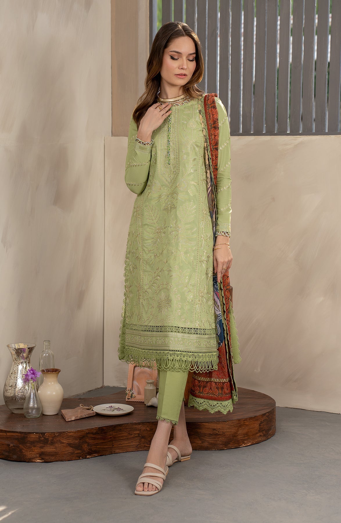 Zarif | Festive Lawn | ZFL 04 SENIHA by Zarif - Designer Dress - Type: Ladies Clothes - Available at Libayah - 100% Original