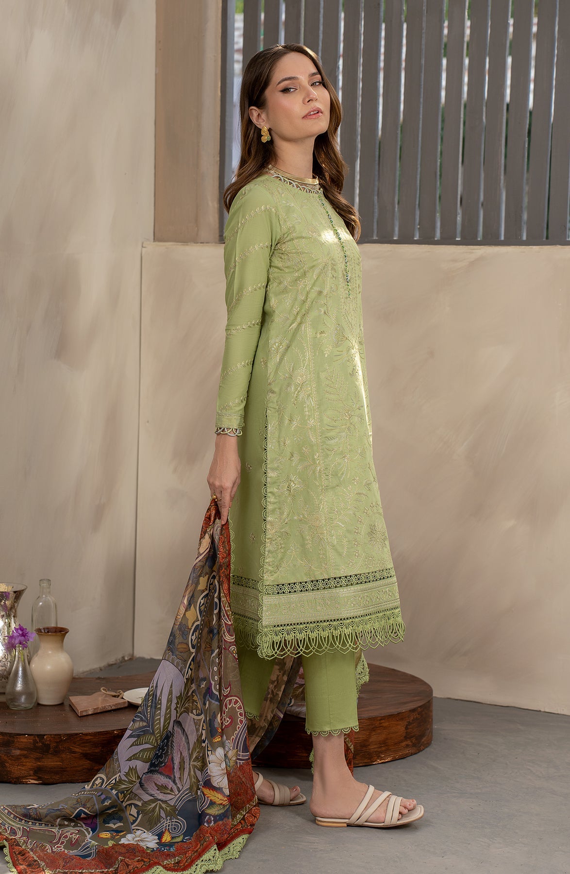 Zarif | Festive Lawn | ZFL 04 SENIHA by Zarif - Designer Dress - Type: Ladies Clothes - Available at Libayah - 100% Original