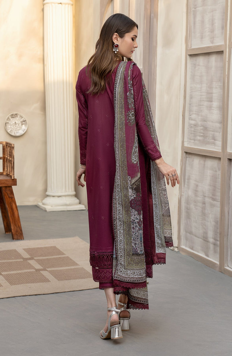 Zarif | Festive Lawn | ZFL 01 RAHAA by Zarif - Designer Dress - Type: Ladies Clothes - Available at Libayah - 100% Original