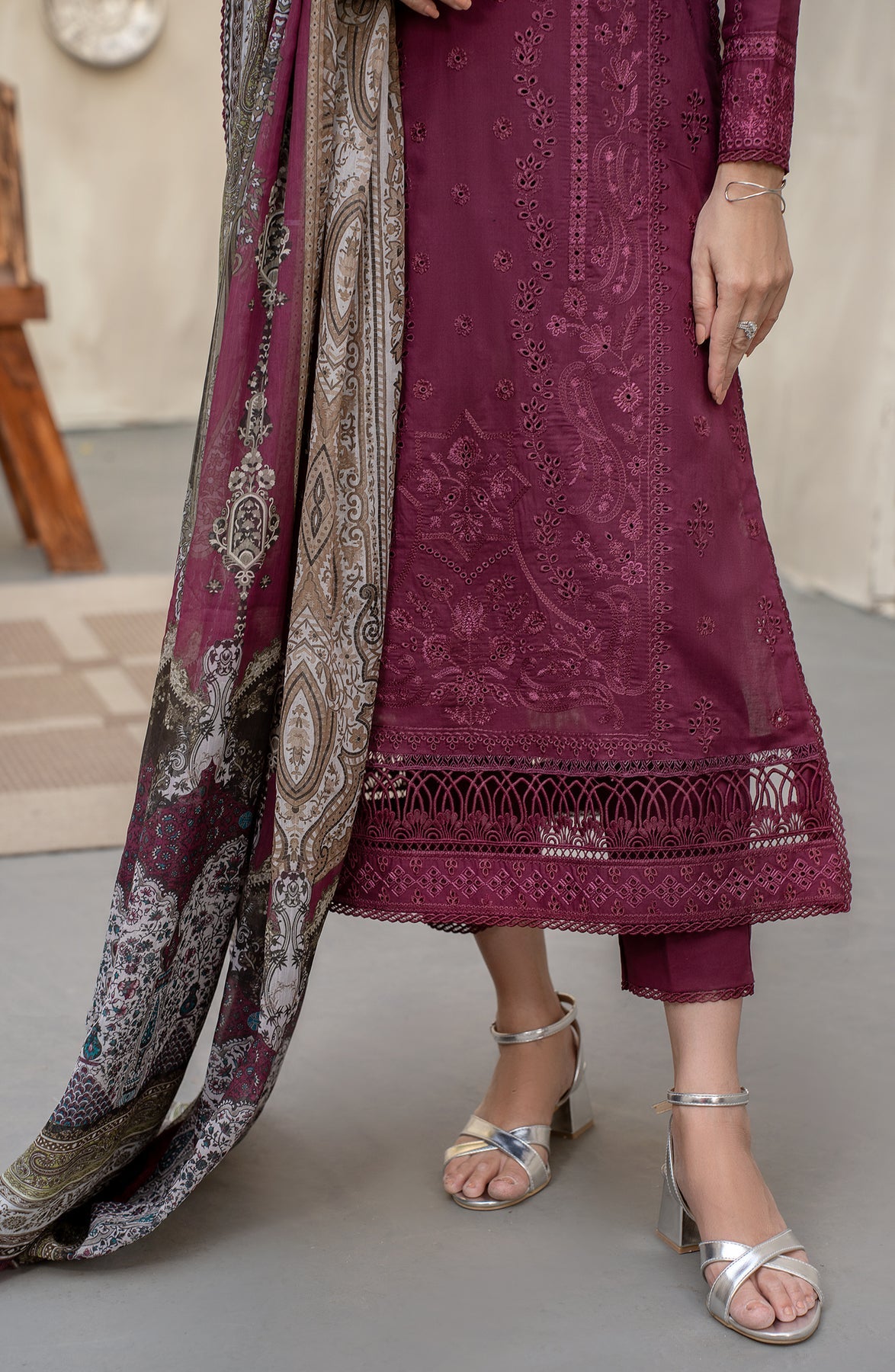 Zarif | Festive Lawn | ZFL 01 RAHAA by Zarif - Designer Dress - Type: Ladies Clothes - Available at Libayah - 100% Original
