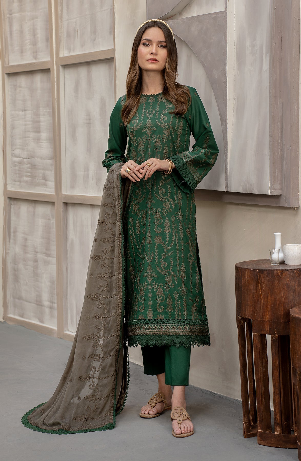 Zarif | Festive Lawn | ZFL 06 LIVIA by Zarif - Designer Dress - Type: Ladies Clothes - Available at Libayah - 100% Original