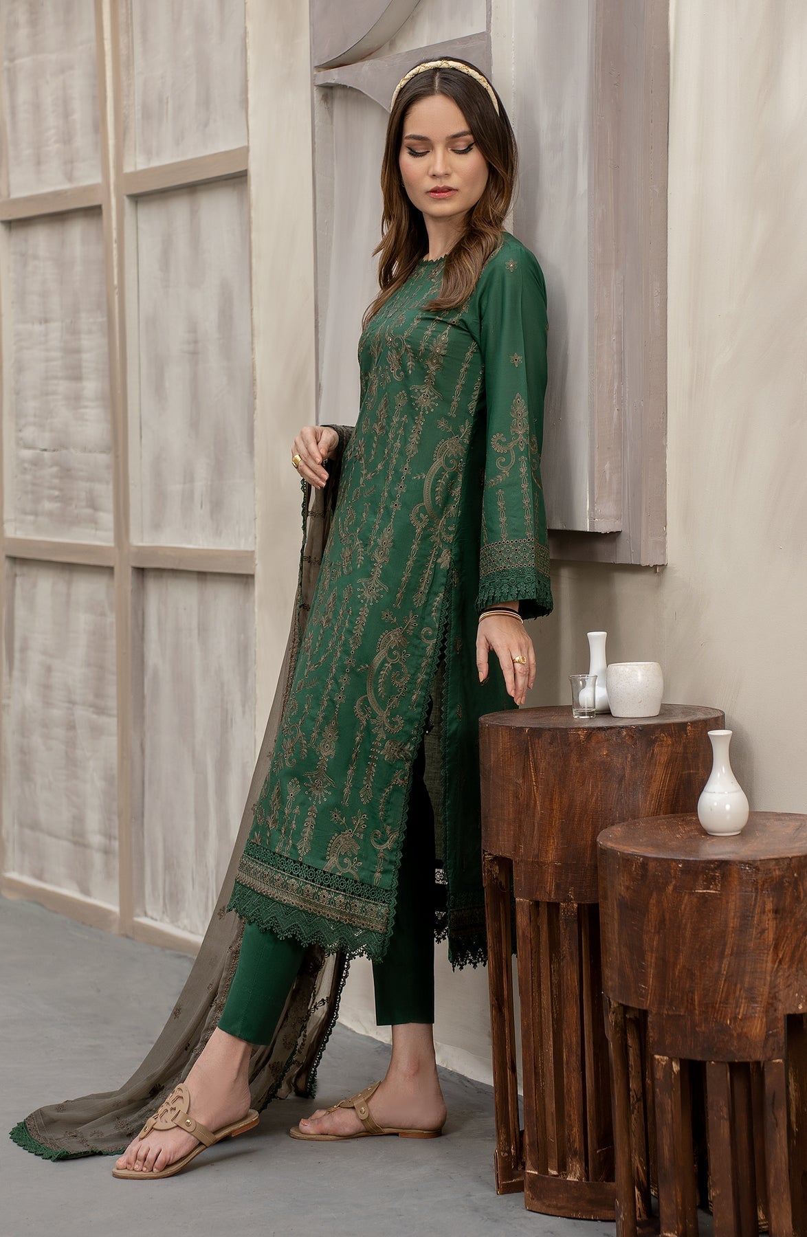 Zarif | Festive Lawn | ZFL 06 LIVIA by Zarif - Designer Dress - Type: Ladies Clothes - Available at Libayah - 100% Original