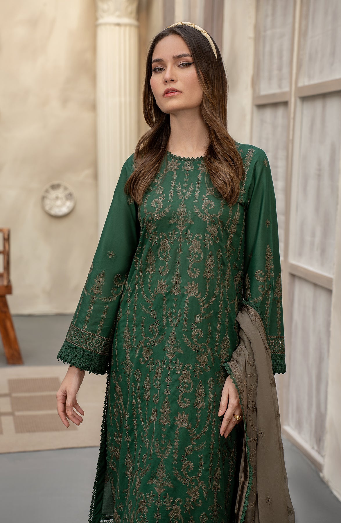 Zarif | Festive Lawn | ZFL 06 LIVIA by Zarif - Designer Dress - Type: Ladies Clothes - Available at Libayah - 100% Original