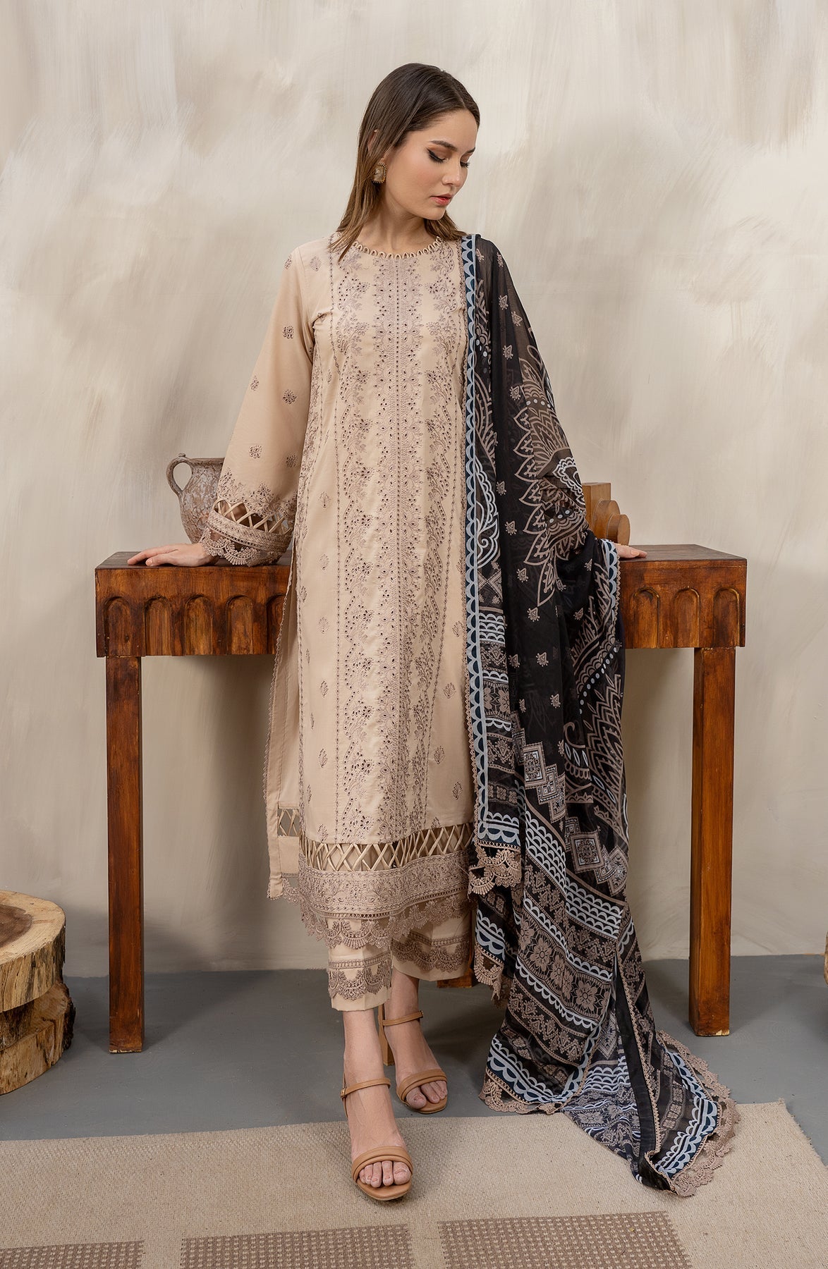 Zarif | Festive Lawn | ZFL 07 CHAMILA by Zarif - Designer Dress - Type: Ladies Clothes - Available at Libayah - 100% Original