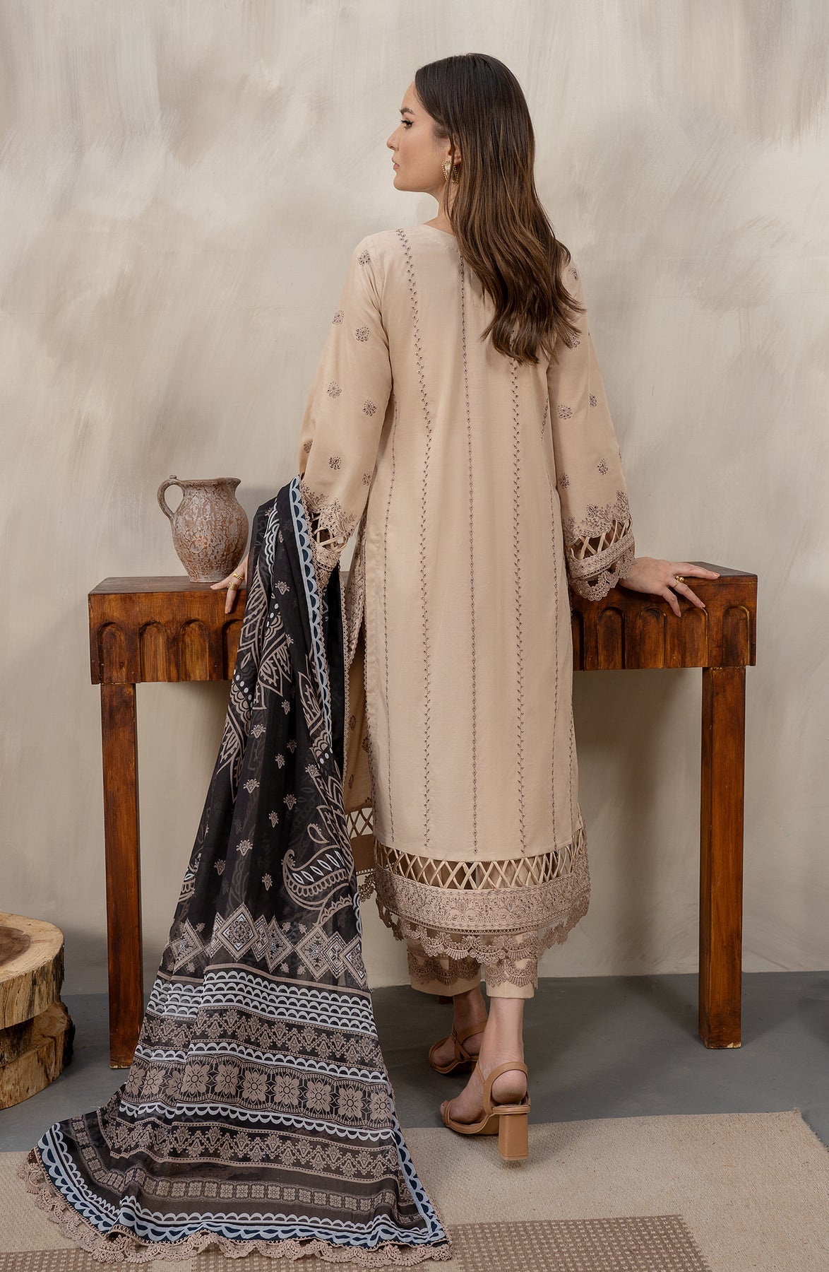 Zarif | Festive Lawn | ZFL 07 CHAMILA by Zarif - Designer Dress - Type: Ladies Clothes - Available at Libayah - 100% Original