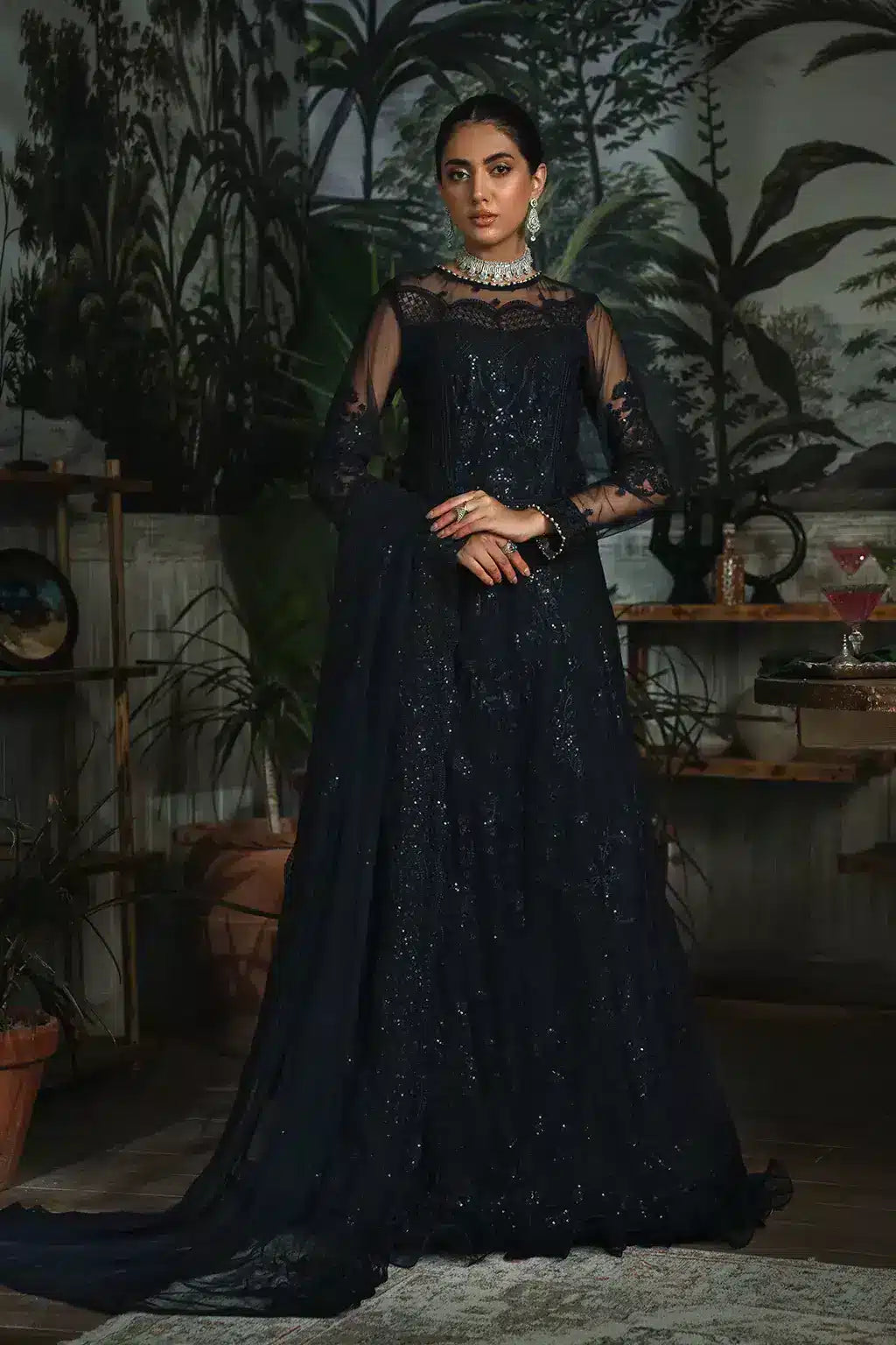 Zarif | LA ROSELLA Formals | ZLR 08 STARRY by Zarif - Designer Dress - Type: Ladies Clothes - Available at Libayah - 100% Original