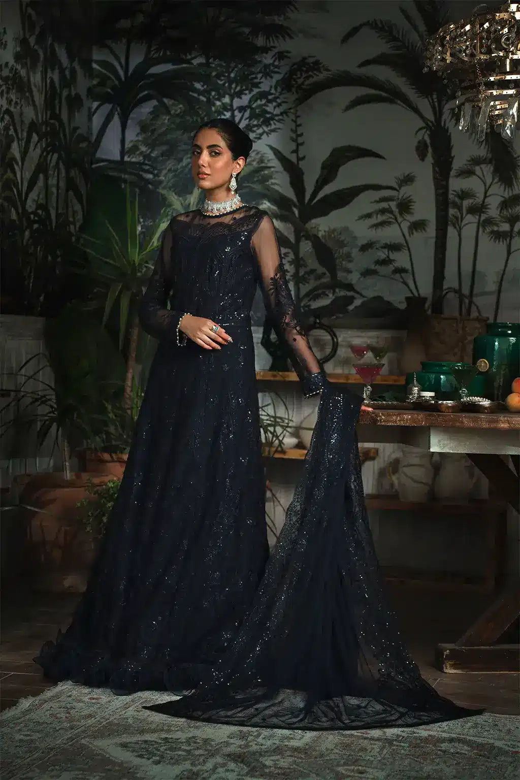 Zarif | LA ROSELLA Formals | ZLR 08 STARRY by Zarif - Designer Dress - Type: Ladies Clothes - Available at Libayah - 100% Original