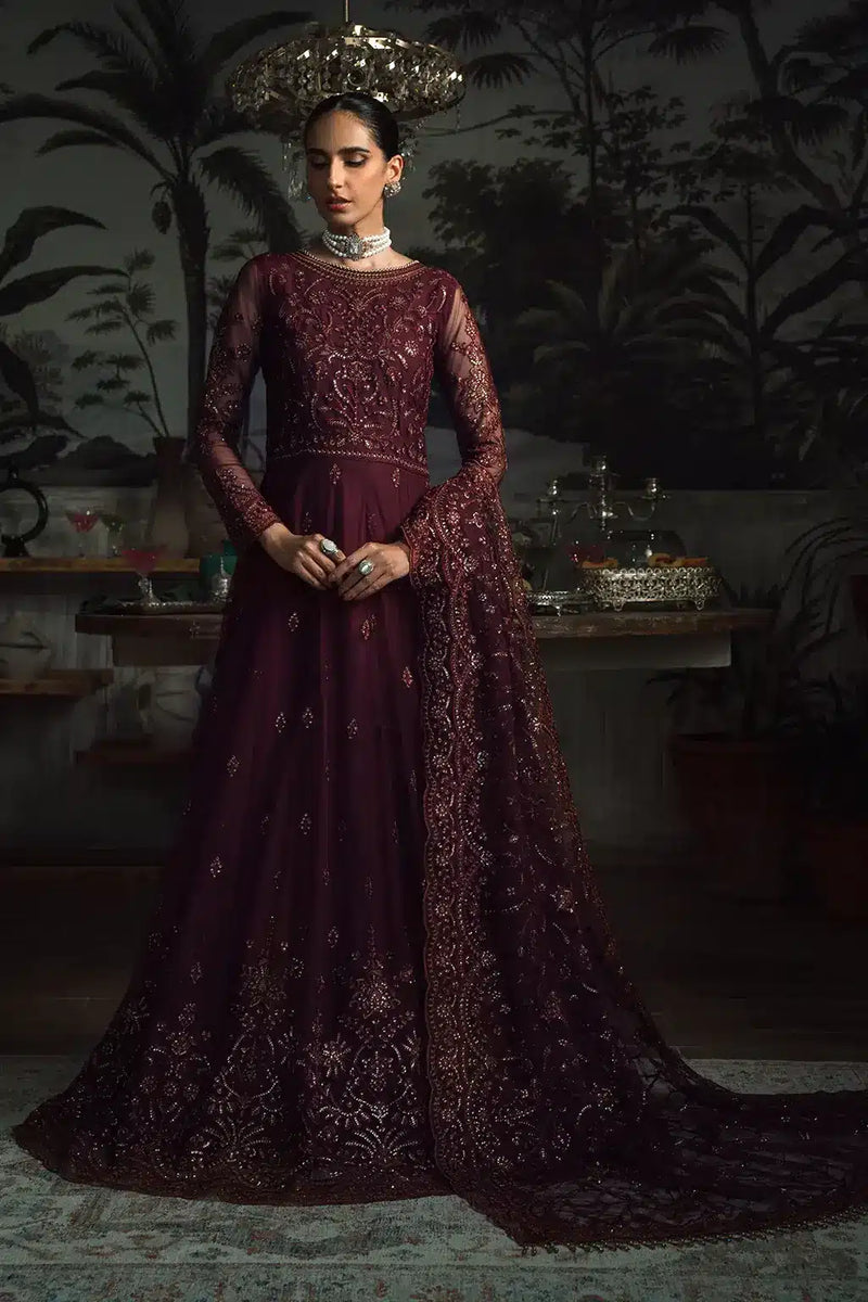 Zarif | LA ROSELLA Formals | ZLR 06 CARMINE by Zarif - Designer Dress - Type: Ladies Clothes - Available at Libayah - 100% Original