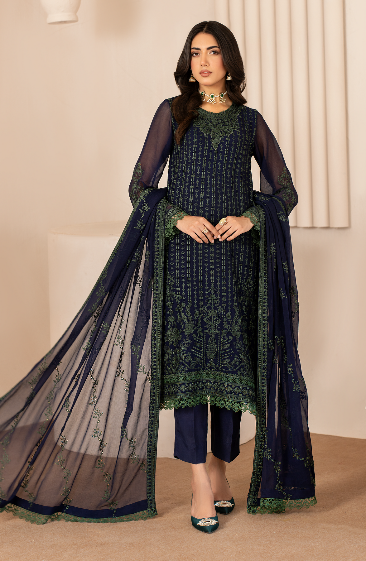 Zarif | Chiffon Edit | ZL 06 MAHAY by Zarif - Designer Dress - Type: Ladies Clothes - Available at Libayah - 100% Original