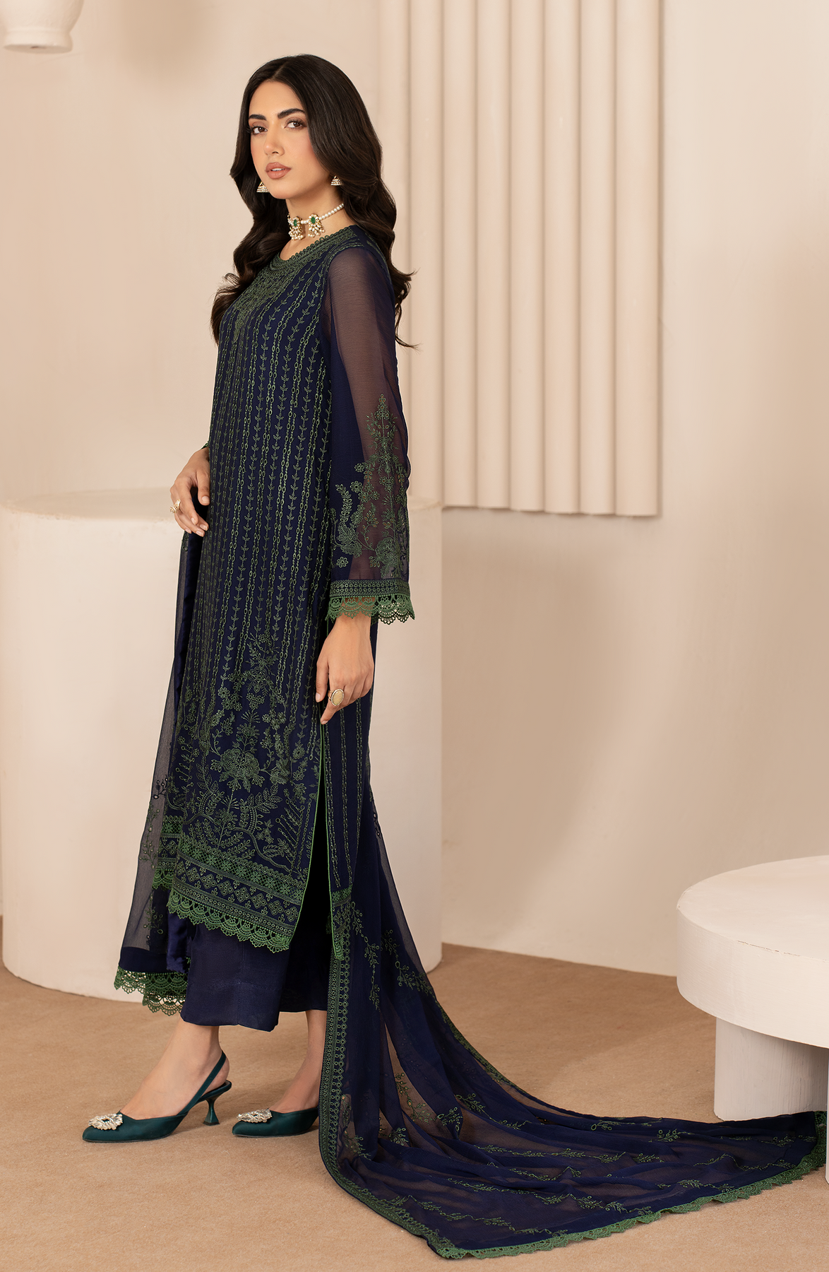 Zarif | Chiffon Edit | ZL 06 MAHAY by Zarif - Designer Dress - Type: Ladies Clothes - Available at Libayah - 100% Original