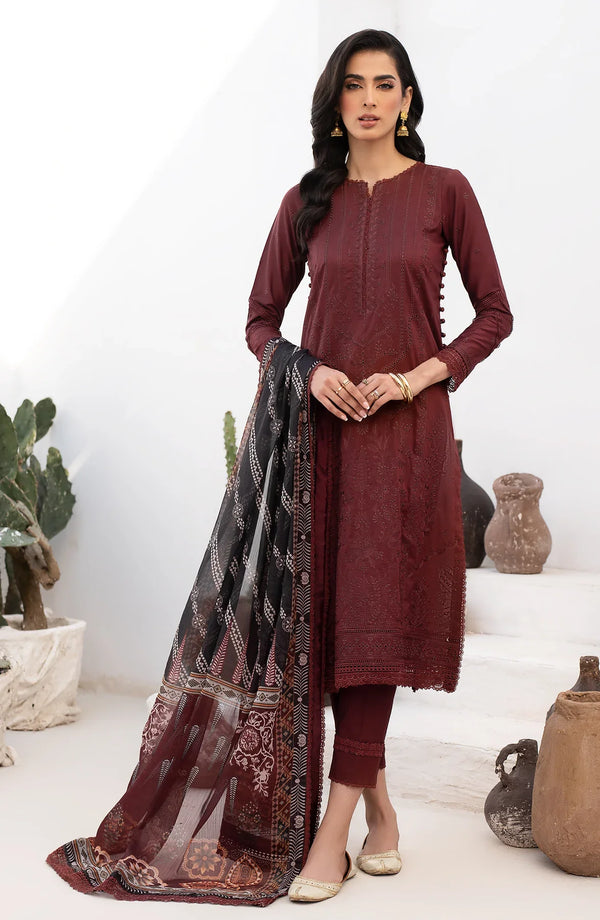Zarif | Eid Lawn 24| ZL 02 ELVIRA by Zarif - Designer Dress - Type: Ladies Clothes - Available at Libayah - 100% Original