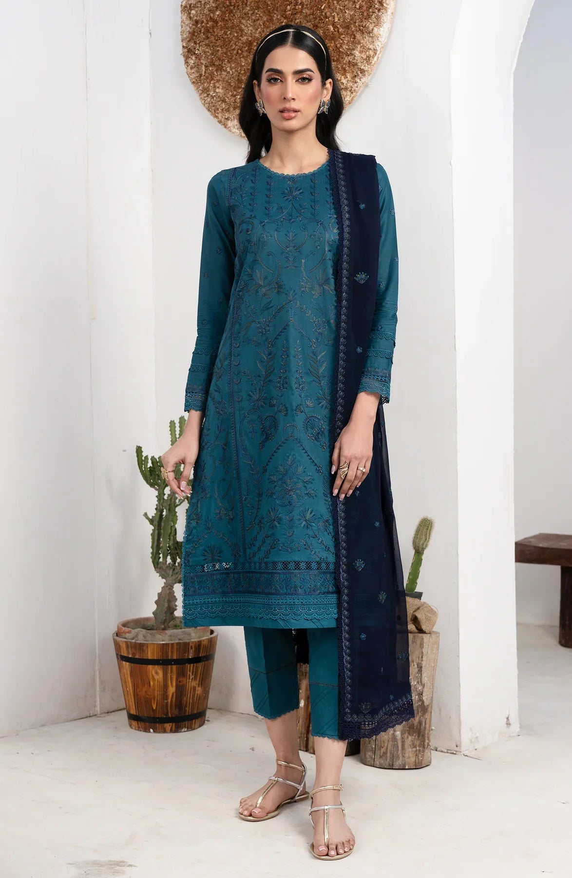 Zarif | Eid Lawn 24| ZL 07 MARINA by Zarif - Designer Dress - Type: Ladies Clothes - Available at Libayah - 100% Original