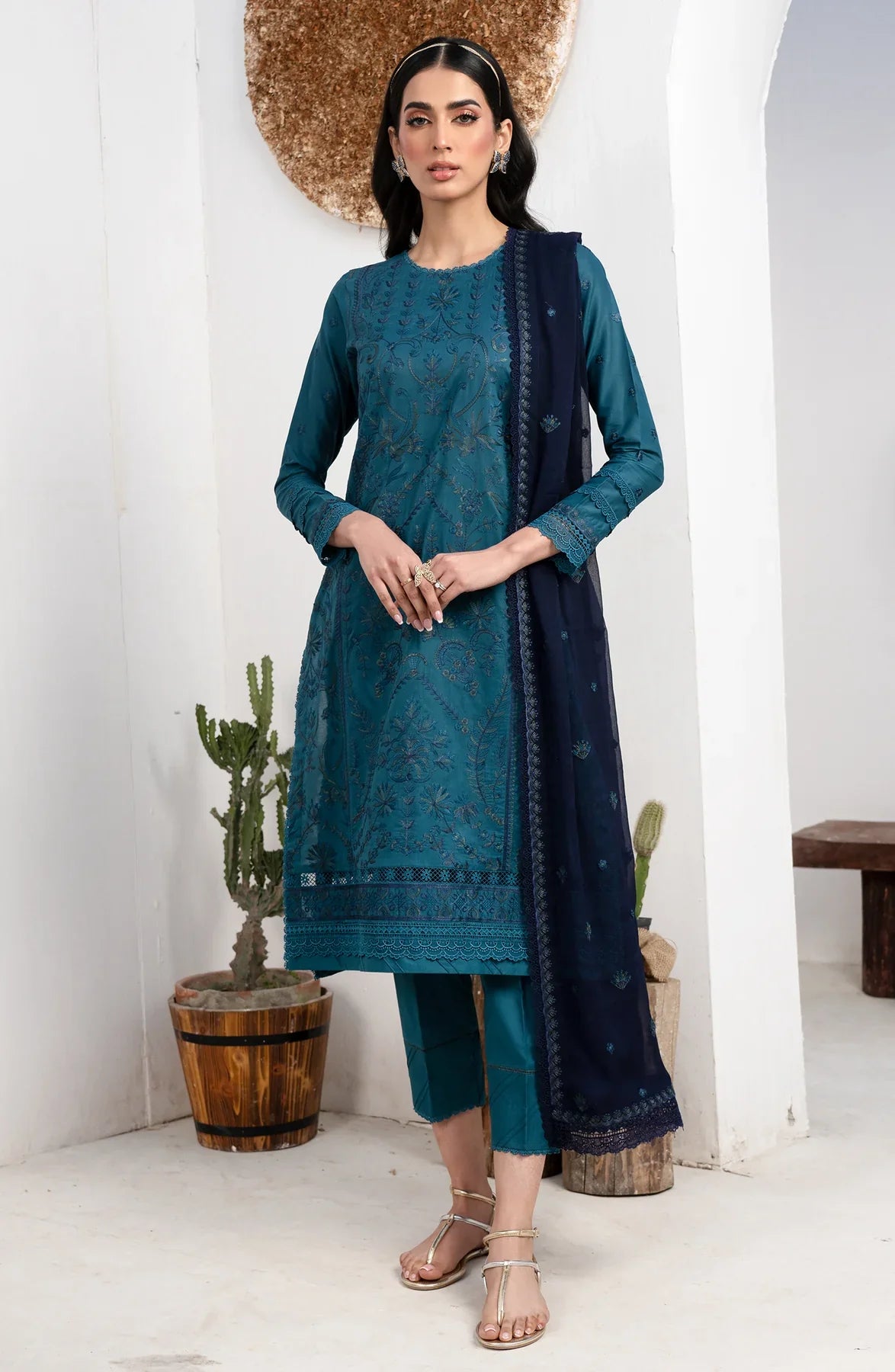 Zarif | Eid Lawn 24| ZL 07 MARINA by Zarif - Designer Dress - Type: Ladies Clothes - Available at Libayah - 100% Original