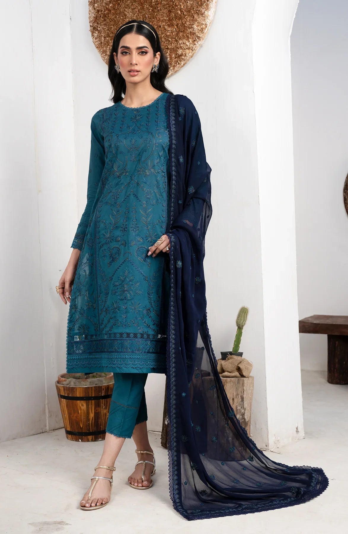 Zarif | Eid Lawn 24| ZL 07 MARINA by Zarif - Designer Dress - Type: Ladies Clothes - Available at Libayah - 100% Original