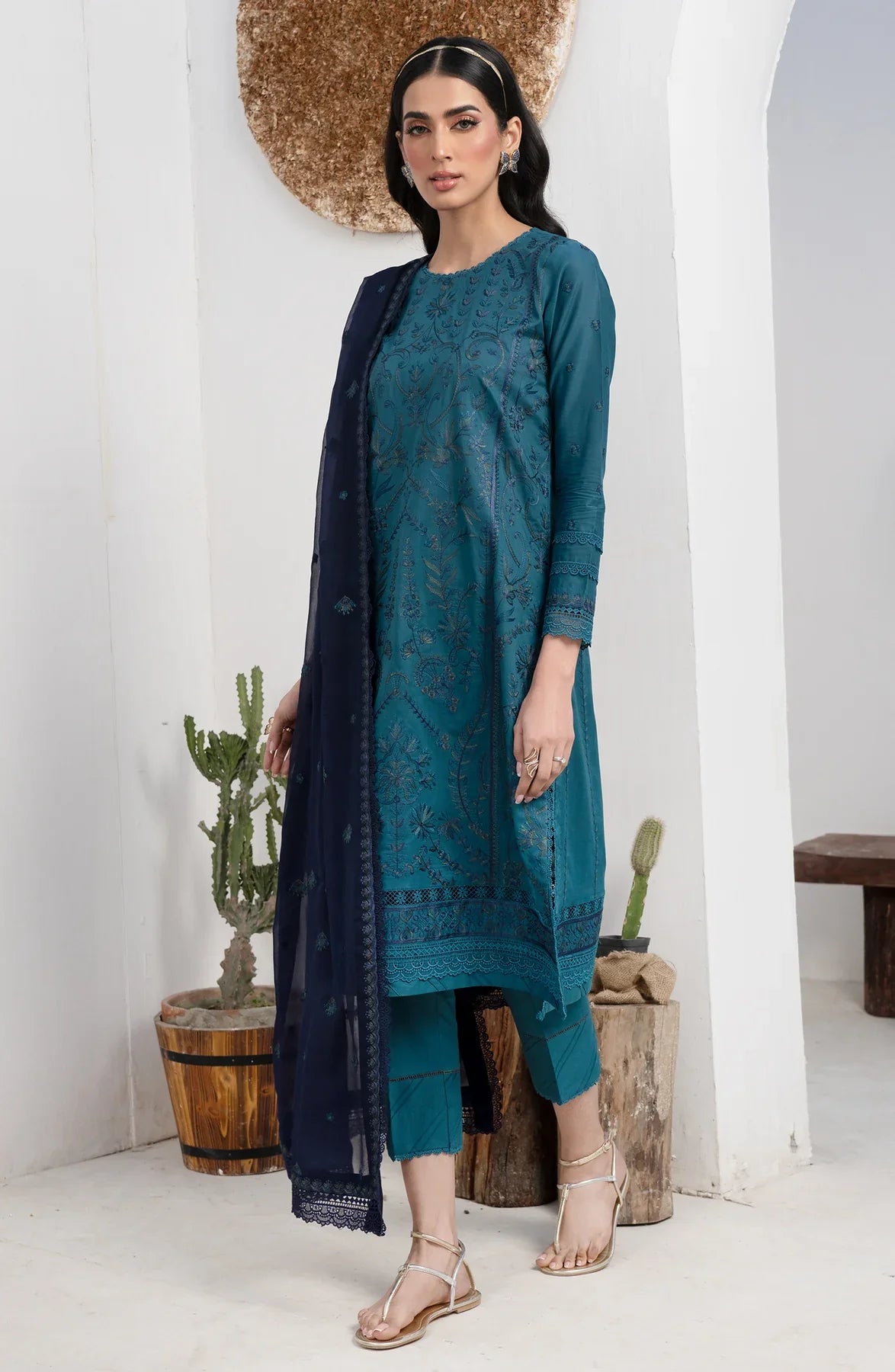 Zarif | Eid Lawn 24| ZL 07 MARINA by Zarif - Designer Dress - Type: Ladies Clothes - Available at Libayah - 100% Original