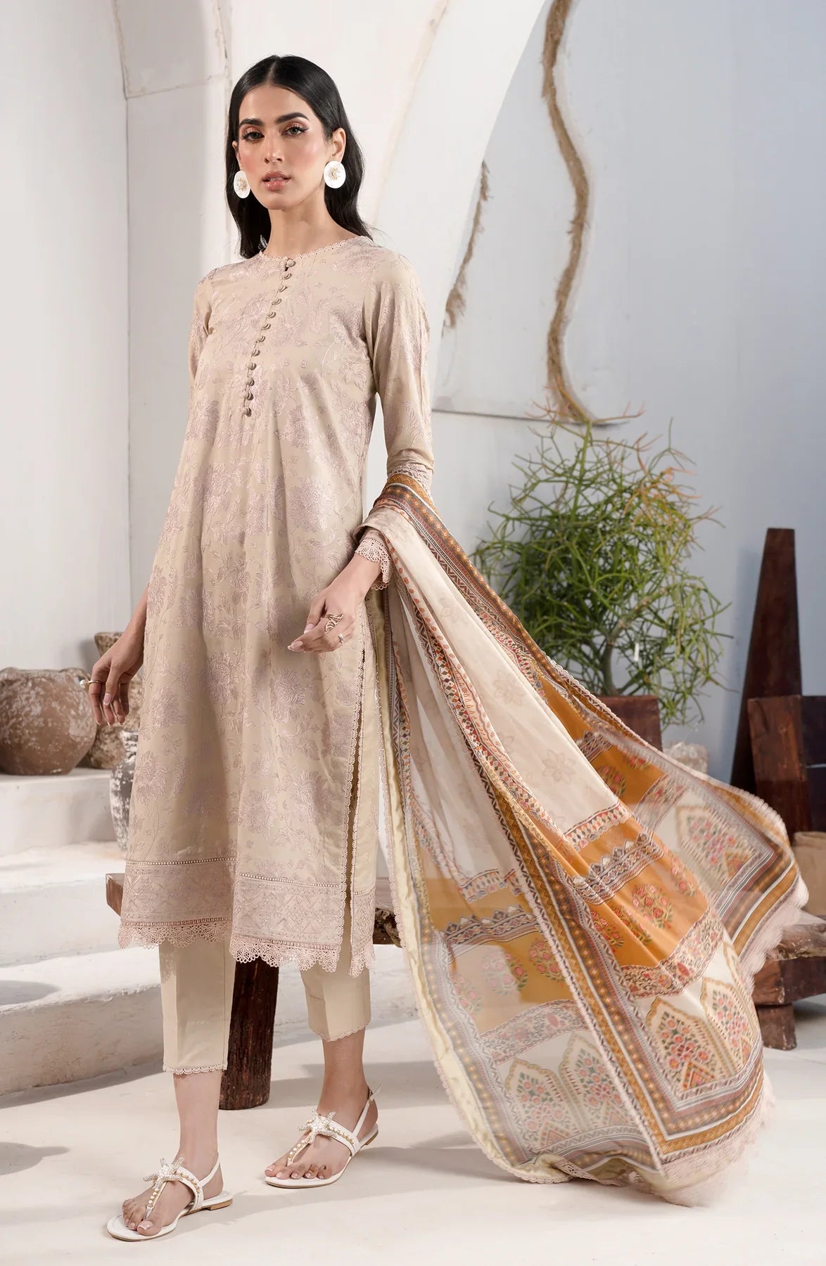 Zarif | Eid Lawn 24| ZL 08 DIVAH by Zarif - Designer Dress - Type: Ladies Clothes - Available at Libayah - 100% Original