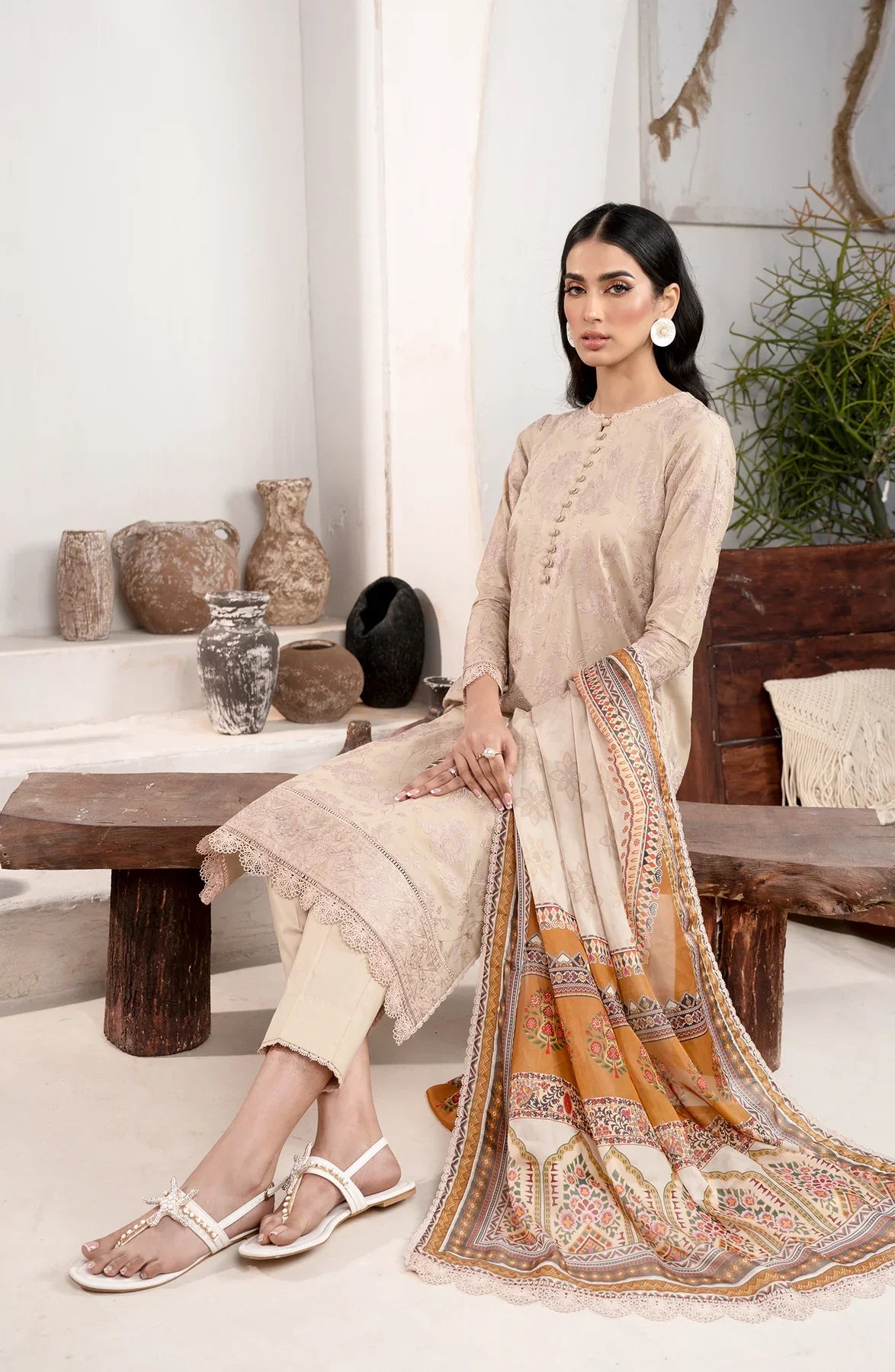 Zarif | Eid Lawn 24| ZL 08 DIVAH by Zarif - Designer Dress - Type: Ladies Clothes - Available at Libayah - 100% Original