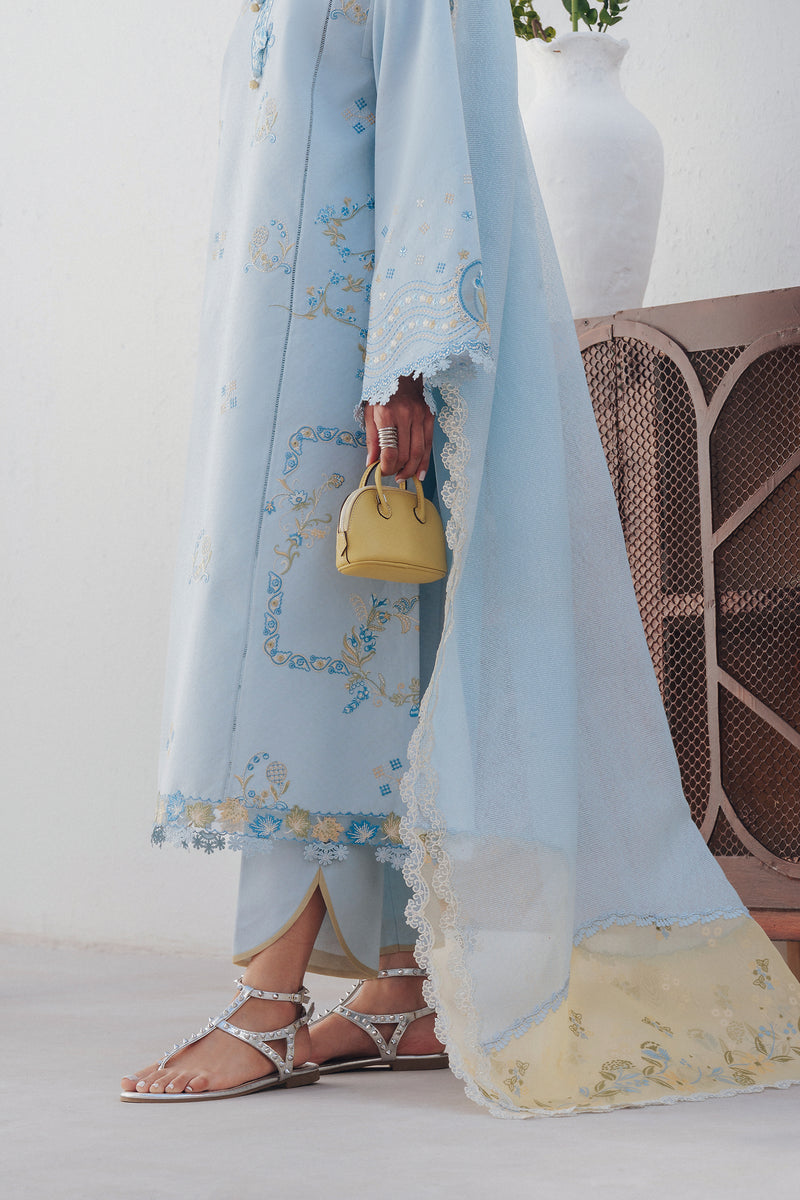 Qalamkar | Basic Pret 26 | QBP-05 MARTA by Qalamkar - Designer Dress  - Type : Ladies Clothes - Available at Libayah - 100% Original 
