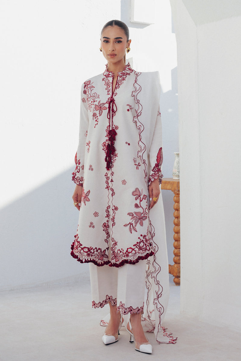 Qalamkar | Basic Pret 26 | QBP-01 ALBA by Qalamkar - Designer Dress  - Type : Ladies Clothes - Available at Libayah - 100% Original 