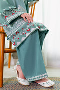 Cross Stitch | Cotton Satin 25 | SAGE LOOM by Cross Stitch - Designer Dress  - Type : Ladies Clothes - Available at Libayah - 100% Original 