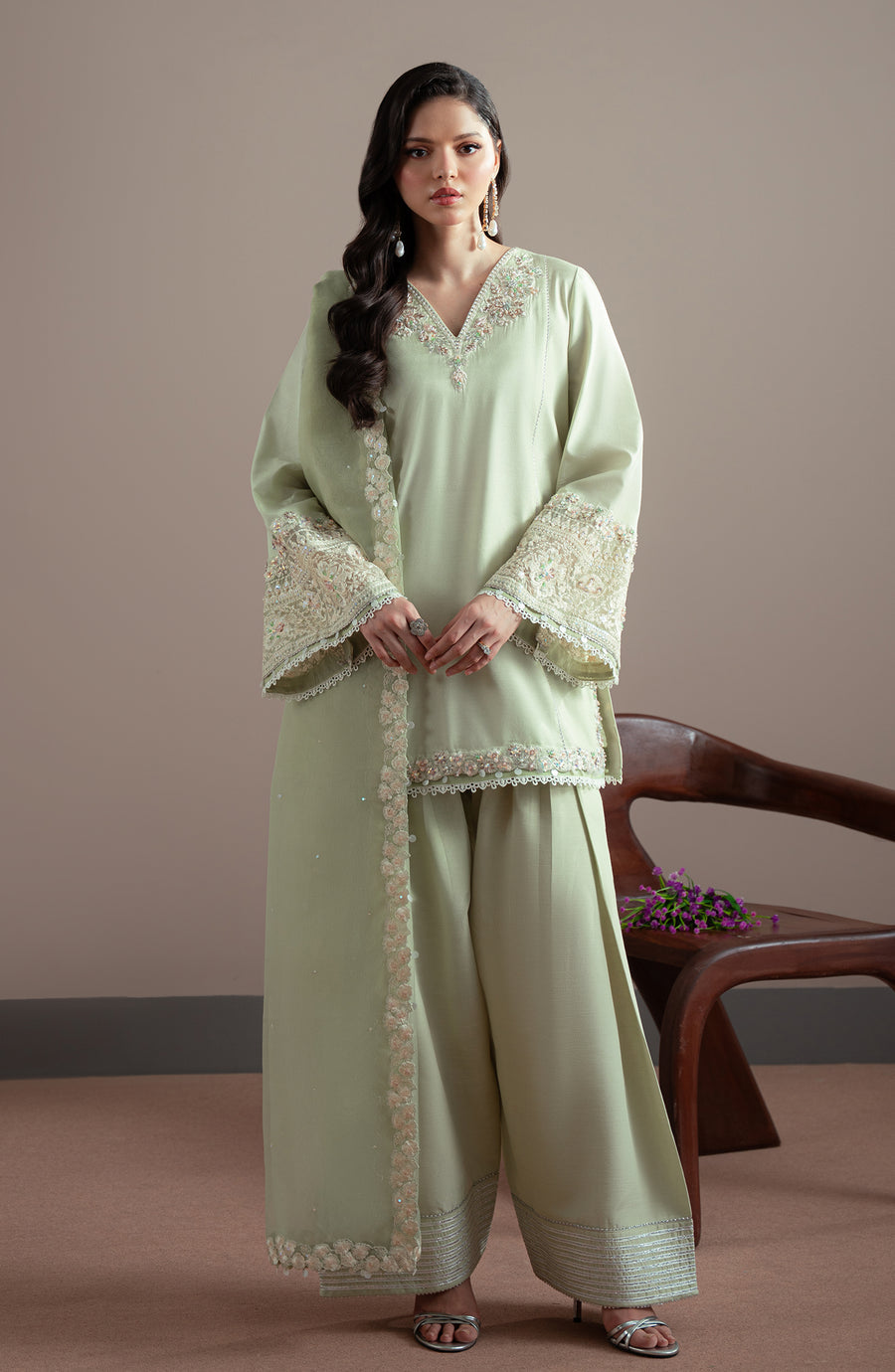 Fabiha Fatima | Elvin Pret Wear | SAGE by Fabiha Fatima - Designer Dress  - Type : Ladies Clothes - Available at Libayah - 100% Original 